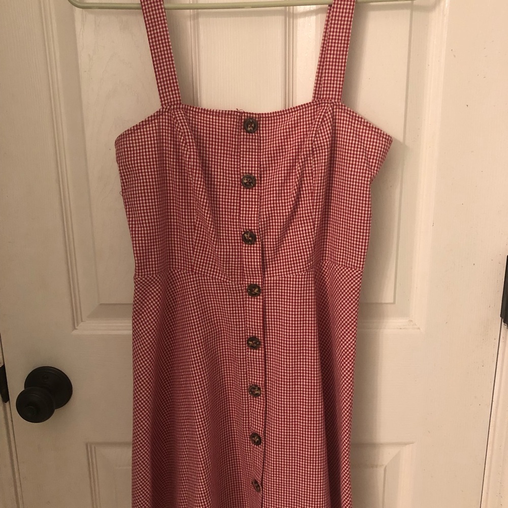 gingham sundress